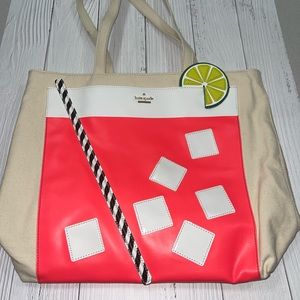Kate Spade Drink Tote It’s 5 o clock somewhere Cocktail Tote